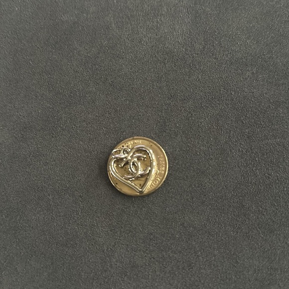 upcycled Silver heart - Picture 2 of 3